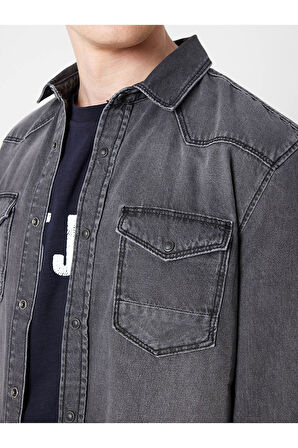 Slim Fit Erkek Gömlek U.kol