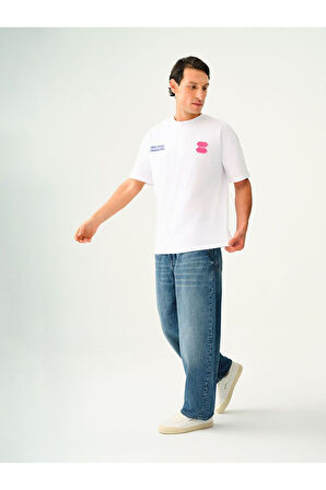 Oversize Fit Erkek Tshirt Kısa Kol