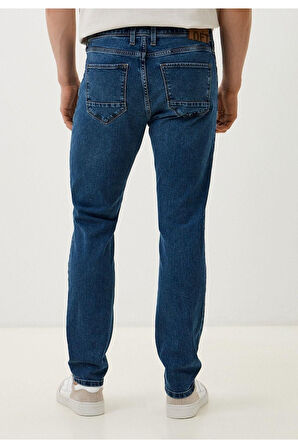 Ricardo Slim Fit Erkek Pantolon Lukas Mid Wash