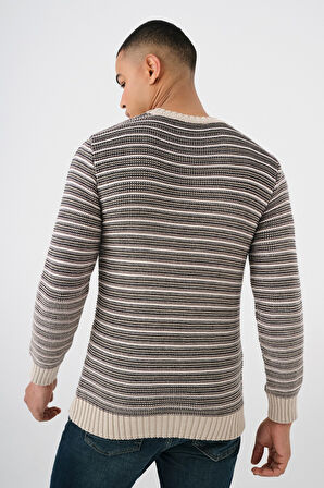 Loft Ekru Erkek Triko LF2037254