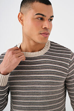 Loft Ekru Erkek Triko LF2037254