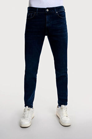 Loft Justın Martın Dark Blue Black Wash Erkek Jean Pantolon LF2035717