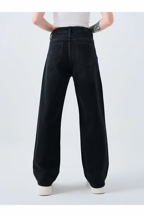 Loft Wide Leg Nora Antra Wash Kadın Jean Pantolon LF2038785