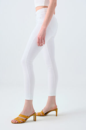 Loft Natalie Julia White Kadın Pantolon