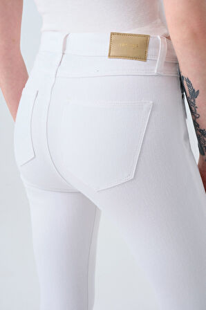 Loft Natalie Julia White Kadın Pantolon