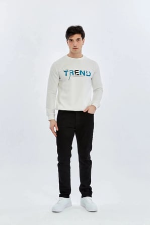 Loft Ricardo Marvin Black Erkek Jean Pantolon LF2041061