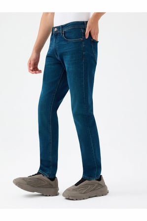 Loft Ricardo Dante Dark Green Wash Erkek Jean Pantolon LF2037017