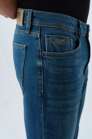 Loft Justin Dante Green Wash Erkek Jean Pantolon LF2037021