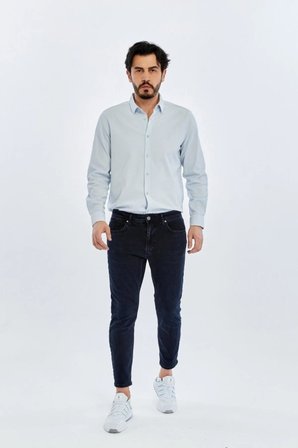 Loft Justin Enzo Blue Black Wash M Erkek Jean Pantolon LF2043526