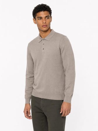 Loft Erkek Polo Yaka Kazak LF2043741