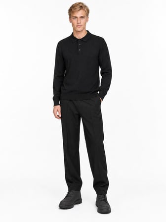 Loft Erkek Polo Yaka Kazak LF2043741