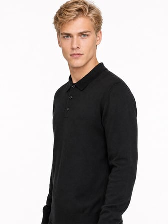 Loft Erkek Polo Yaka Kazak LF2043741