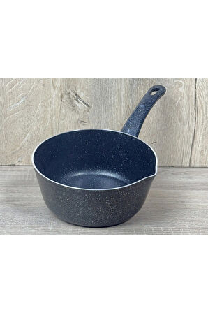 Morelli Granit 20 cm Sütlük Siyah&Beyaz
