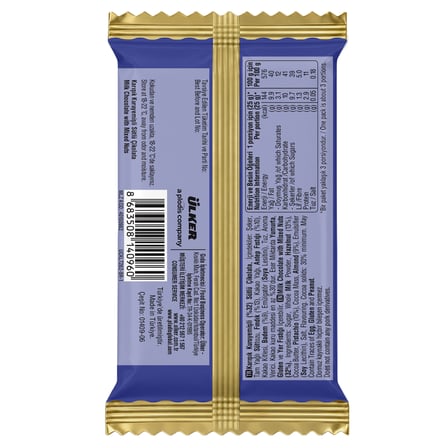 DOLU DOLU Karışık Kuruyemişli Sütlü Çikolata - Antep Fıstığı,Fındık,Badem - 80 gram - 9 Adet
