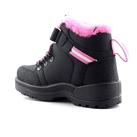 Kinetix Mars Hi 2Pr Çocuk Spor Ayakkabı Siyah Fuşya