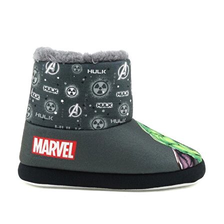 Avengers Dosta 2PR Gri Çocuk Panduf Ev Botu