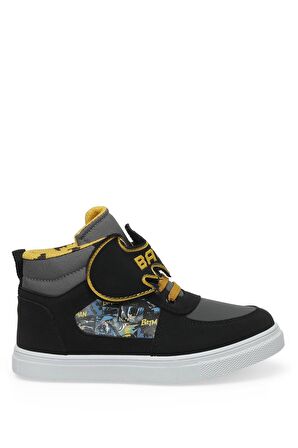 YORKO.F2PR Siyah Erkek Çocuk High Sneaker