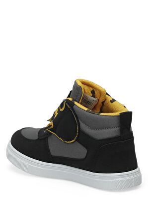 YORKO.F2PR Siyah Erkek Çocuk High Sneaker