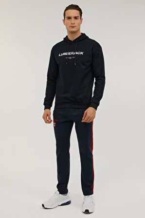 Lumberjack Kapüşonlu Slim Fit Lacivert Erkek Sweatshirt 2WSD10502PR