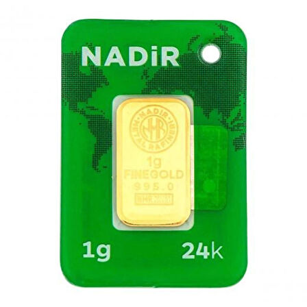 Nadir 1 Gram (995) 24 Ayar Külçe Altın