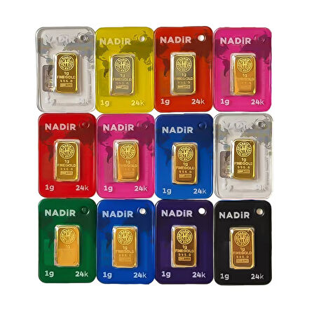 Nadir 1 Gram (995) 24 Ayar Külçe Altın