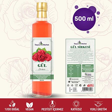 Gül Sirkesi / 500 ml (Çok Keskin)