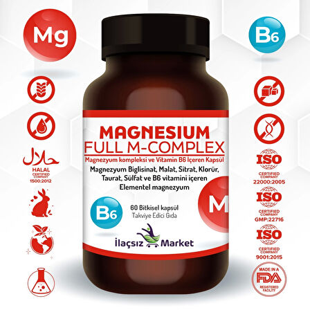 Zentravit Magnezyum FULL M-COMPLEX 1 ALANA 1 BEDAVA