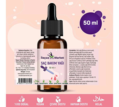 Saç Bakım Yağı / 50 ml