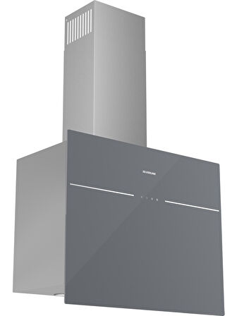 3364 Lınk Flat Gri Cam Duvar Tipi Davlumbaz 60 cm