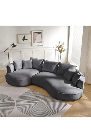 Eymense Venedik Köşe Koltuk Antrasit Sol Köşe