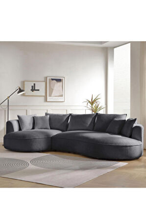 Eymense Venedik Köşe Koltuk Antrasit Sol Köşe