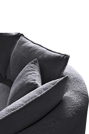 Eymense Venedik Köşe Koltuk Antrasit Sol Köşe