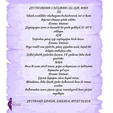 ESKİDEN NATUREL SIZMA SOĞUK SIKIM OLGUN HASAT ZEYTİNYAĞI 5LİTRE