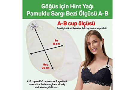 Göğüs Hint Yağı Sargı Bezi - A-B CUP