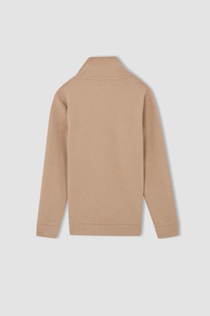 Regular Fit Sal Yaka Sweatshirt