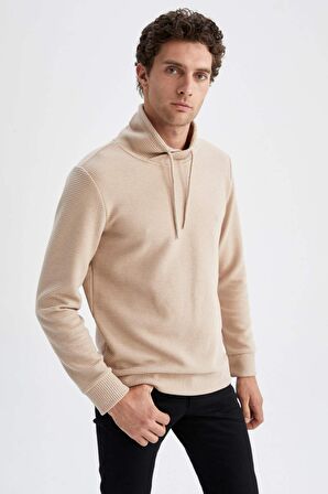 Regular Fit Sal Yaka Sweatshirt