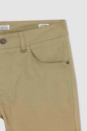 DeFacto Ekstra Slim Fit Chino Kanvas Pantolon R0298AZ23SPBG220