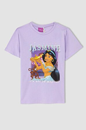 DeFacto Kız Çocuk Disney Prenses Kısa Kollu Tişört Y6612A622HSPR251