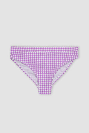 Kız Çocuk Kareli Bikini Takımı