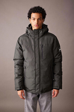 DeFacto Su İtici Regular Fit Kapüşonlu Mont U4206AZ23WNKH412