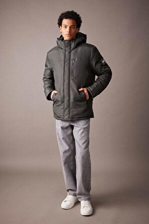 DeFacto Su İtici Regular Fit Kapüşonlu Mont U4206AZ23WNKH412