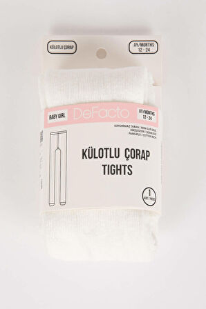 Kız Bebek Pamuklu Külotlu Çorap A1484A5NSWT1
