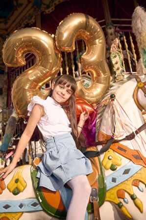 DeFacto Kız Çocuk Jean Etek Z7327A623SMNM39