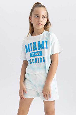 DeFacto Kız Çocuk Sweatshirt Kumaşı Şort A2463A823HSTR514