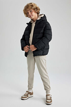 DeFacto Erkek Çocuk Kapüşonlu Mont A1875A823WNBK27