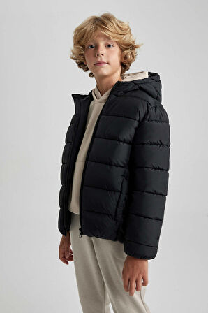 DeFacto Erkek Çocuk Kapüşonlu Mont A1875A823WNBK27