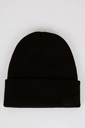 DeFacto Erkek Çocuk Batman Etiketli Triko Bere X9219A623WNBK23