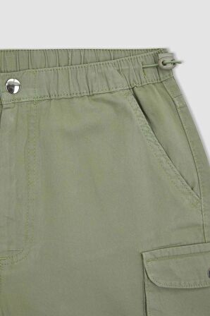 DeFacto Coool Regular Fit Normal Bel Gabardin %100 Pamuk Şort A3688AX23SMGN497