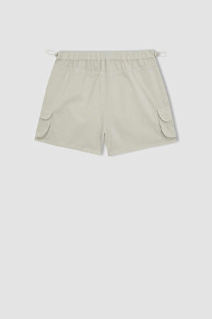 DeFacto Coool Regular Fit Normal Bel Gabardin %100 Pamuk Şort A3688AX23SMGR492