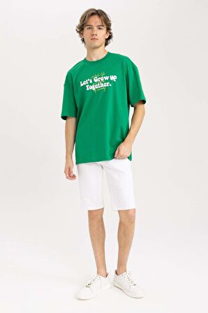 Slim Fit Jean Bermuda